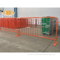 Walkthrough safety metal crowd control barrier